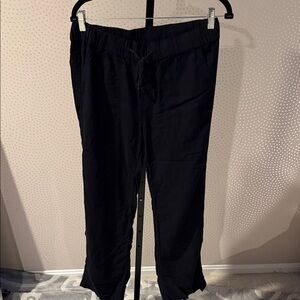 Women’s Linen Black Pants